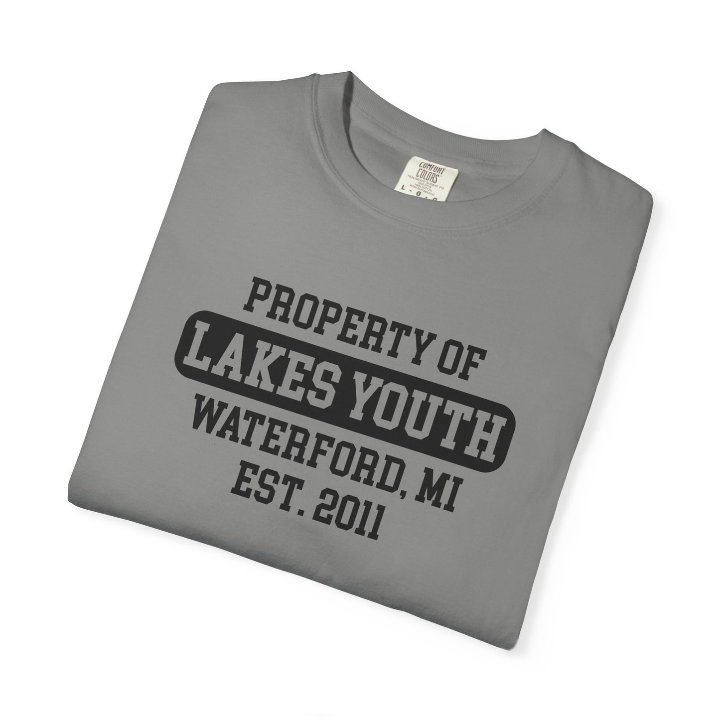 Lakes Youth T-Shirt - Unisex Garment-Dyed Tee for Casual Days