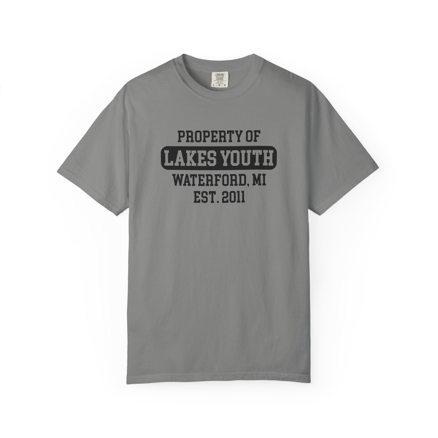 Lakes Youth T-Shirt - Unisex Garment-Dyed Tee for Casual Days