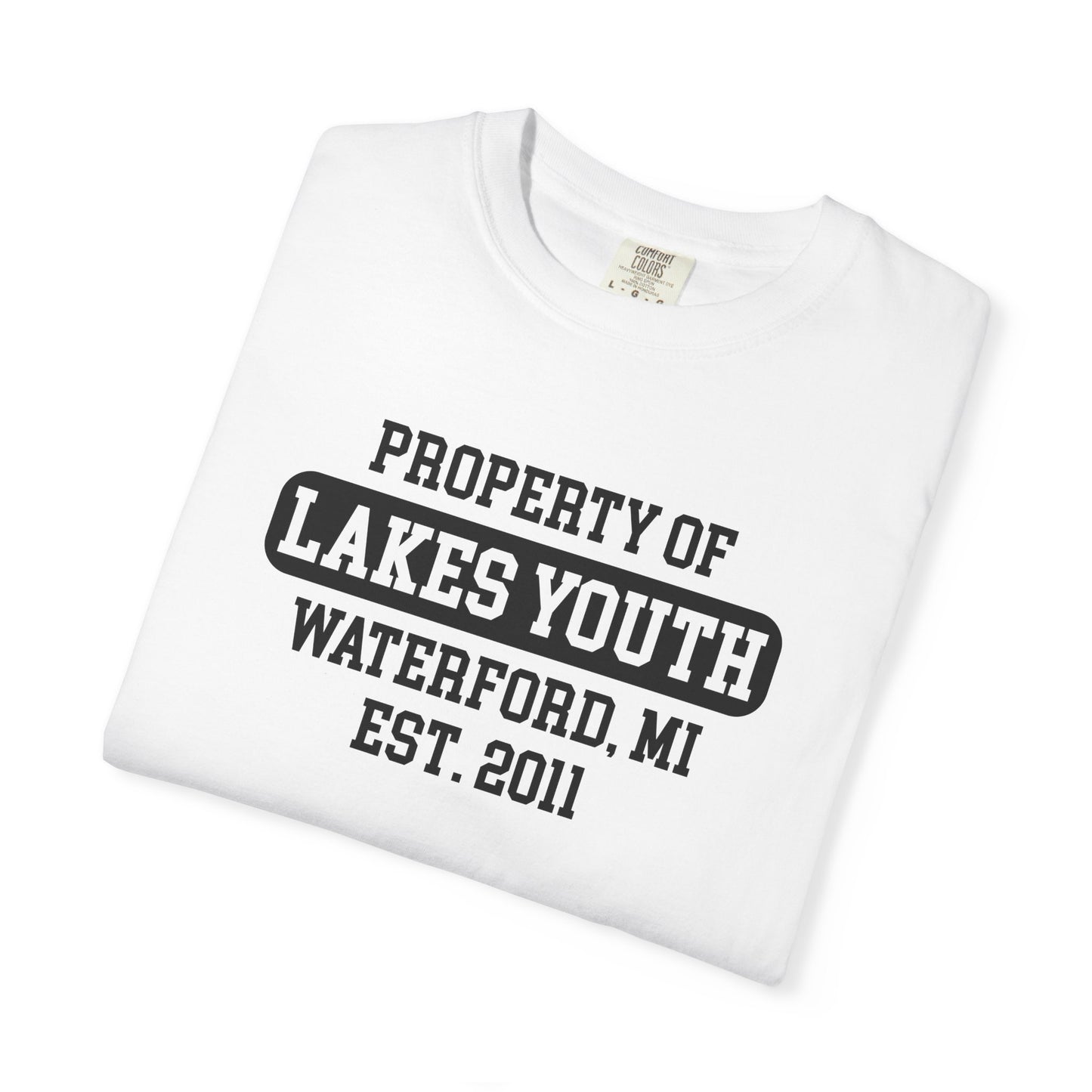 Lakes Youth T-Shirt - Unisex Garment-Dyed Tee for Casual Days