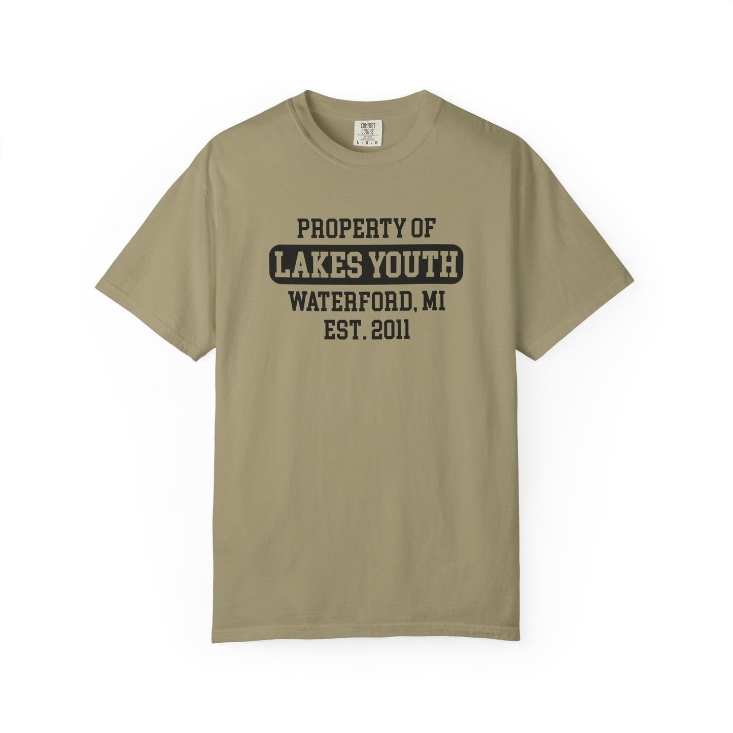 Lakes Youth T-Shirt - Unisex Garment-Dyed Tee for Casual Days