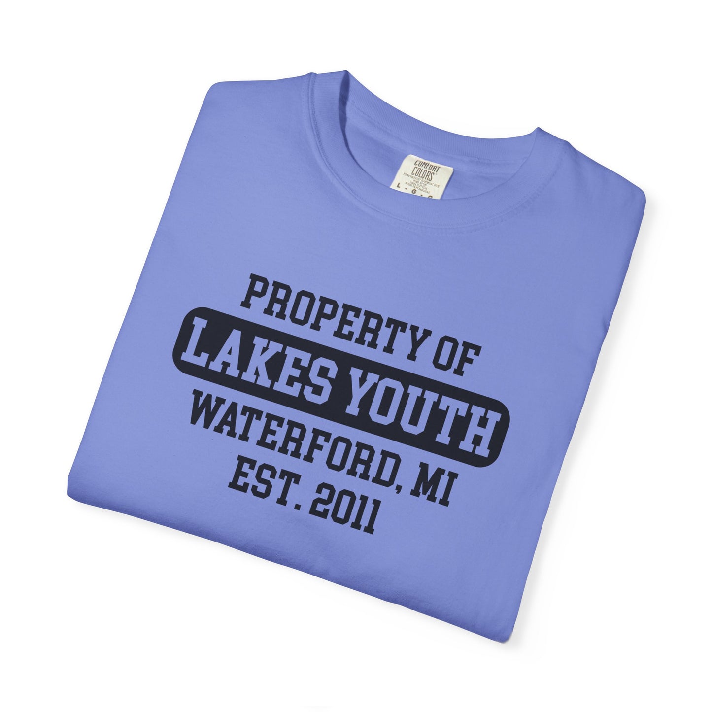 Lakes Youth T-Shirt - Unisex Garment-Dyed Tee for Casual Days