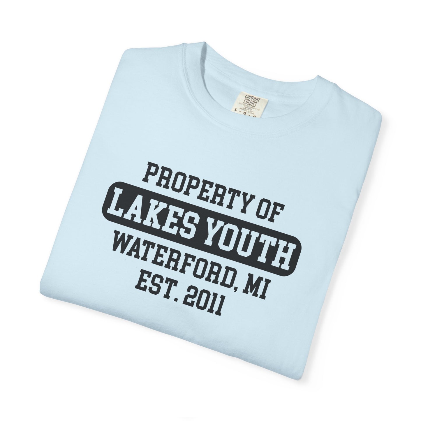 Lakes Youth T-Shirt - Unisex Garment-Dyed Tee for Casual Days