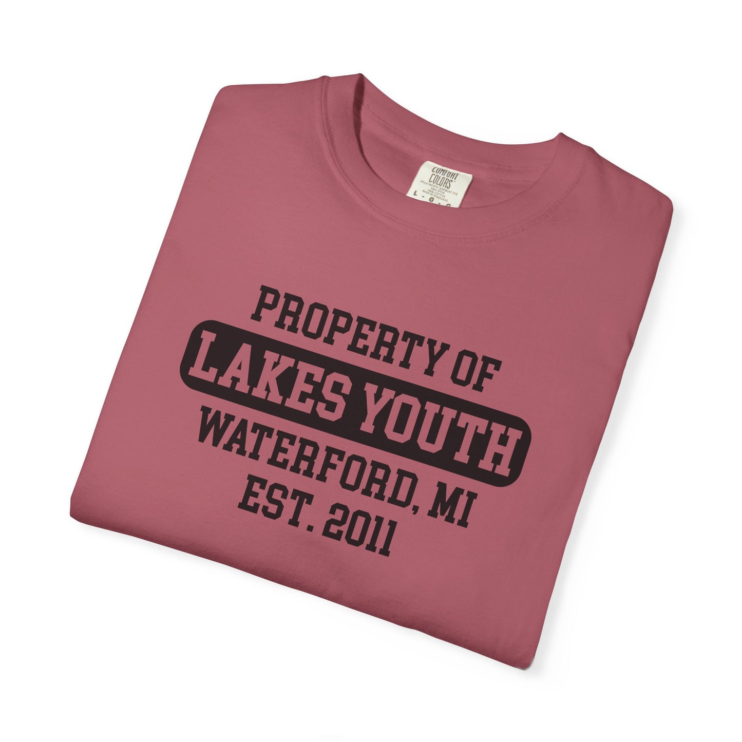 Lakes Youth T-Shirt - Unisex Garment-Dyed Tee for Casual Days