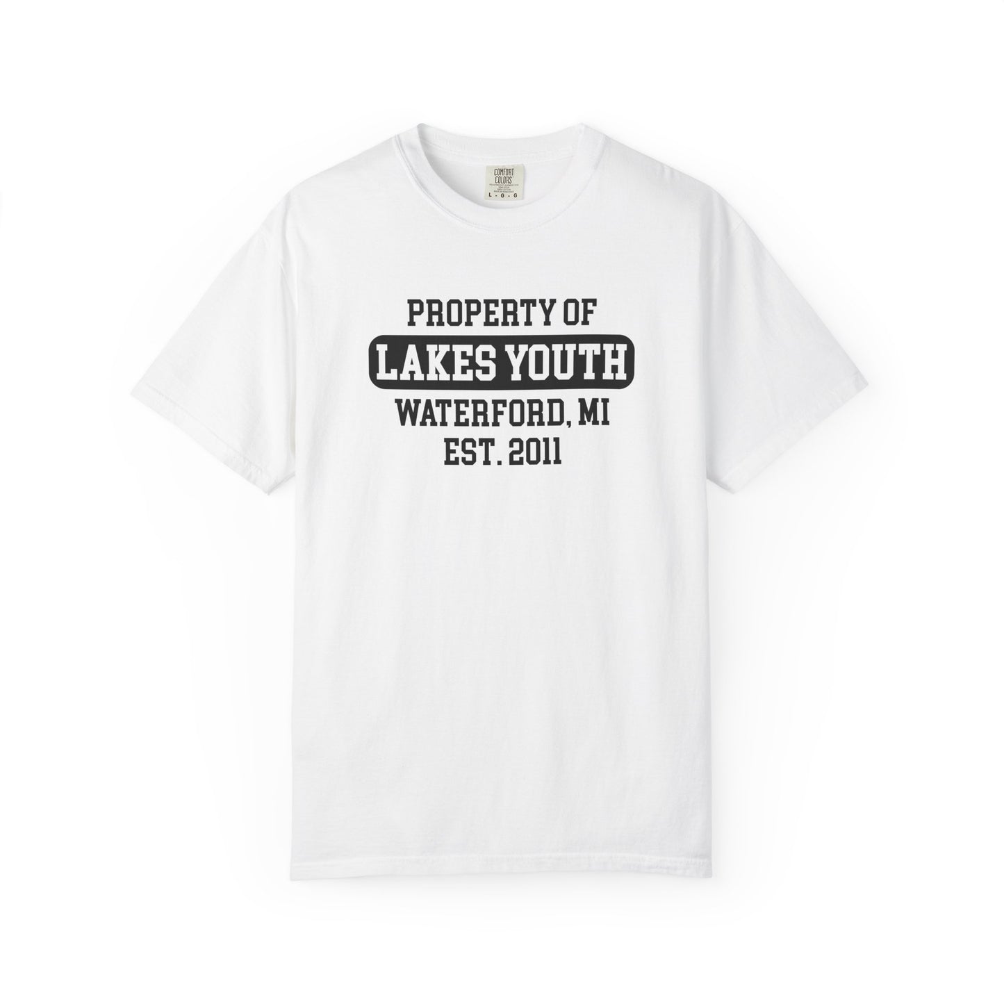 Lakes Youth T-Shirt - Unisex Garment-Dyed Tee for Casual Days