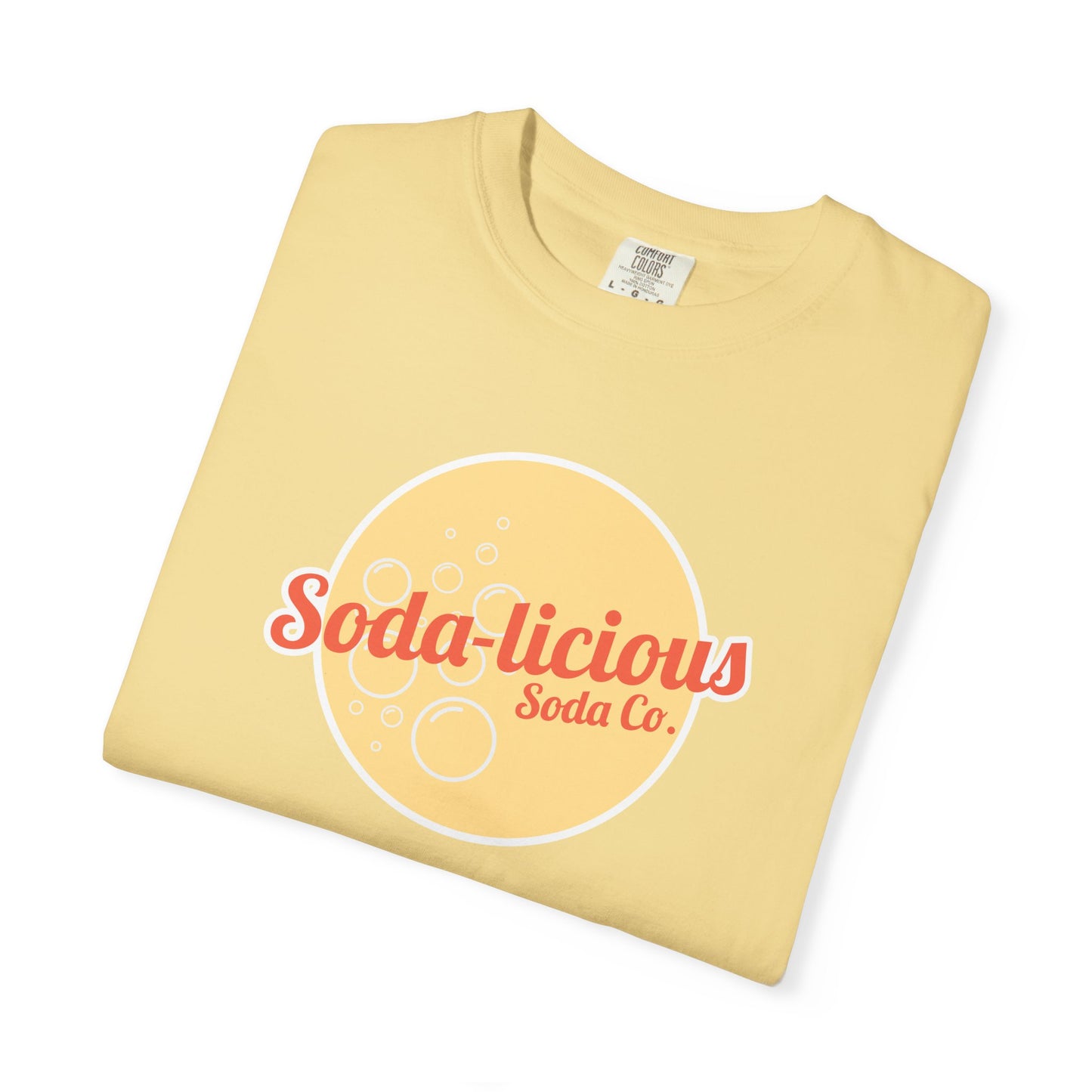 Soda-licious Tee — "Fizzness as usual." Graphic T-Shirt