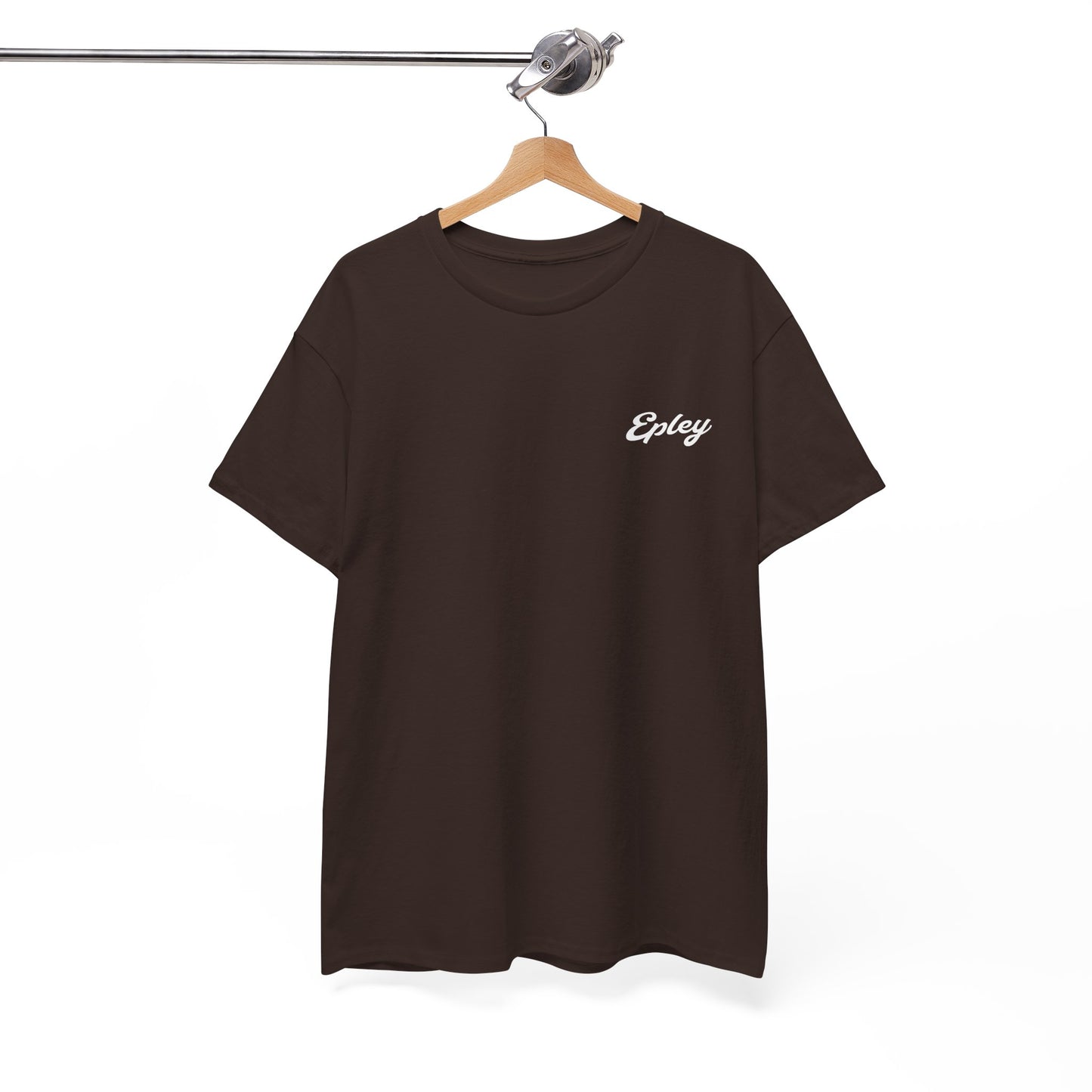 Epley Script Logo T-Shirt - GILDAN — Embroidered Tee with 'Epley Custom Design'