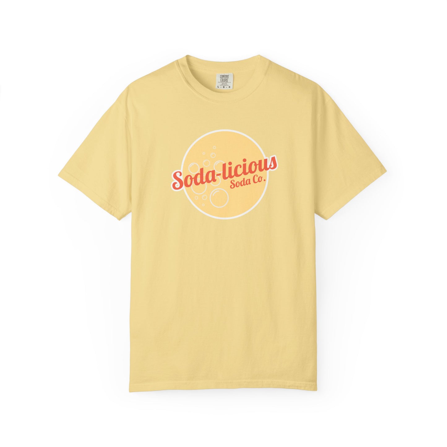 Soda-licious Tee — "Fizzness as usual." Graphic T-Shirt