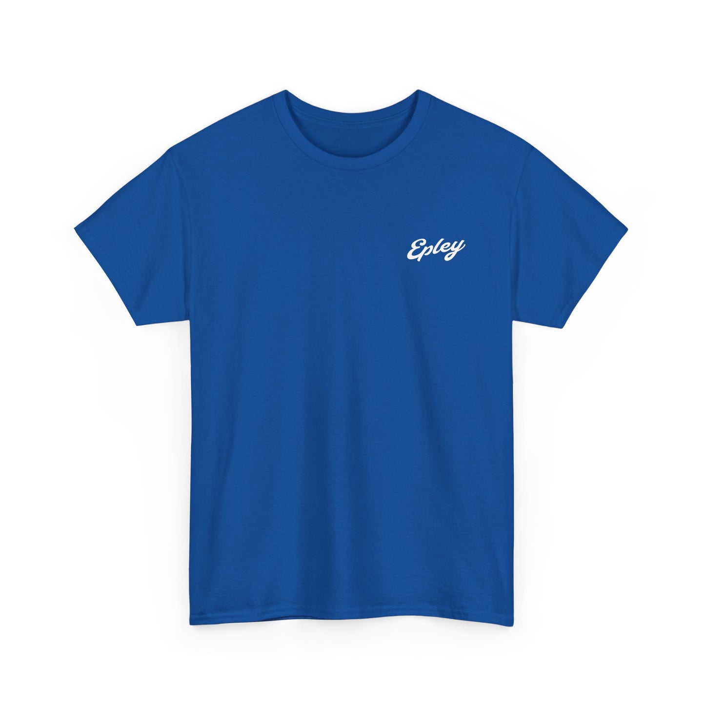 Epley Script Logo T-Shirt - GILDAN — Embroidered Tee with 'Epley Custom Design'