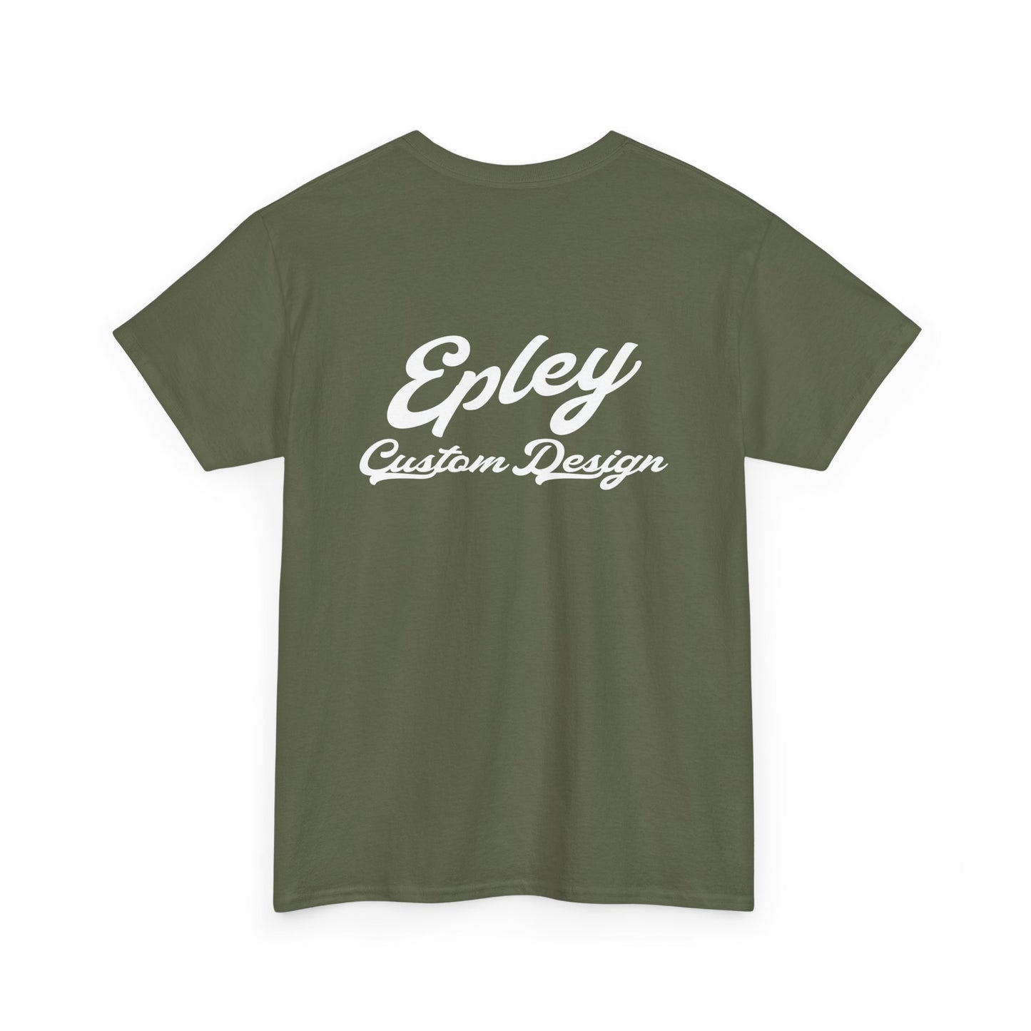 Epley Script Logo T-Shirt - GILDAN — Embroidered Tee with 'Epley Custom Design'