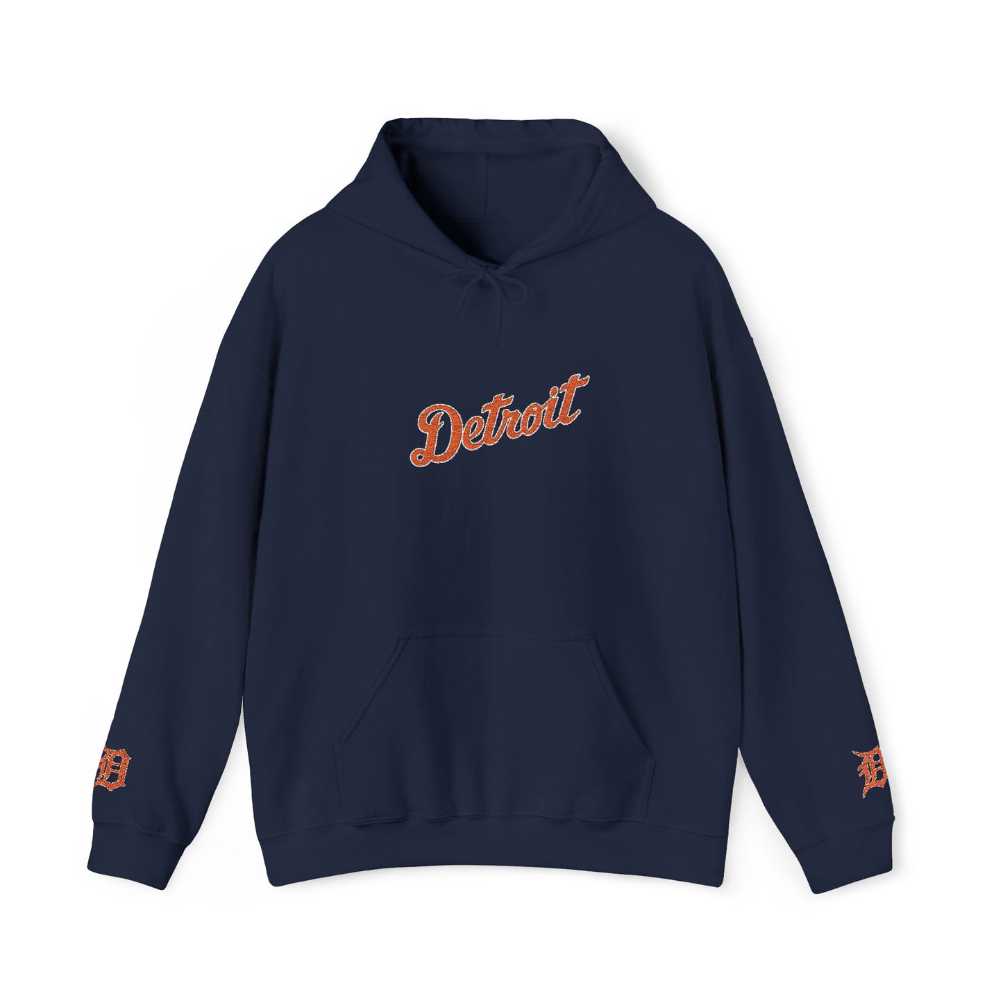 Baseball Team Script Hoodie - Embroidered