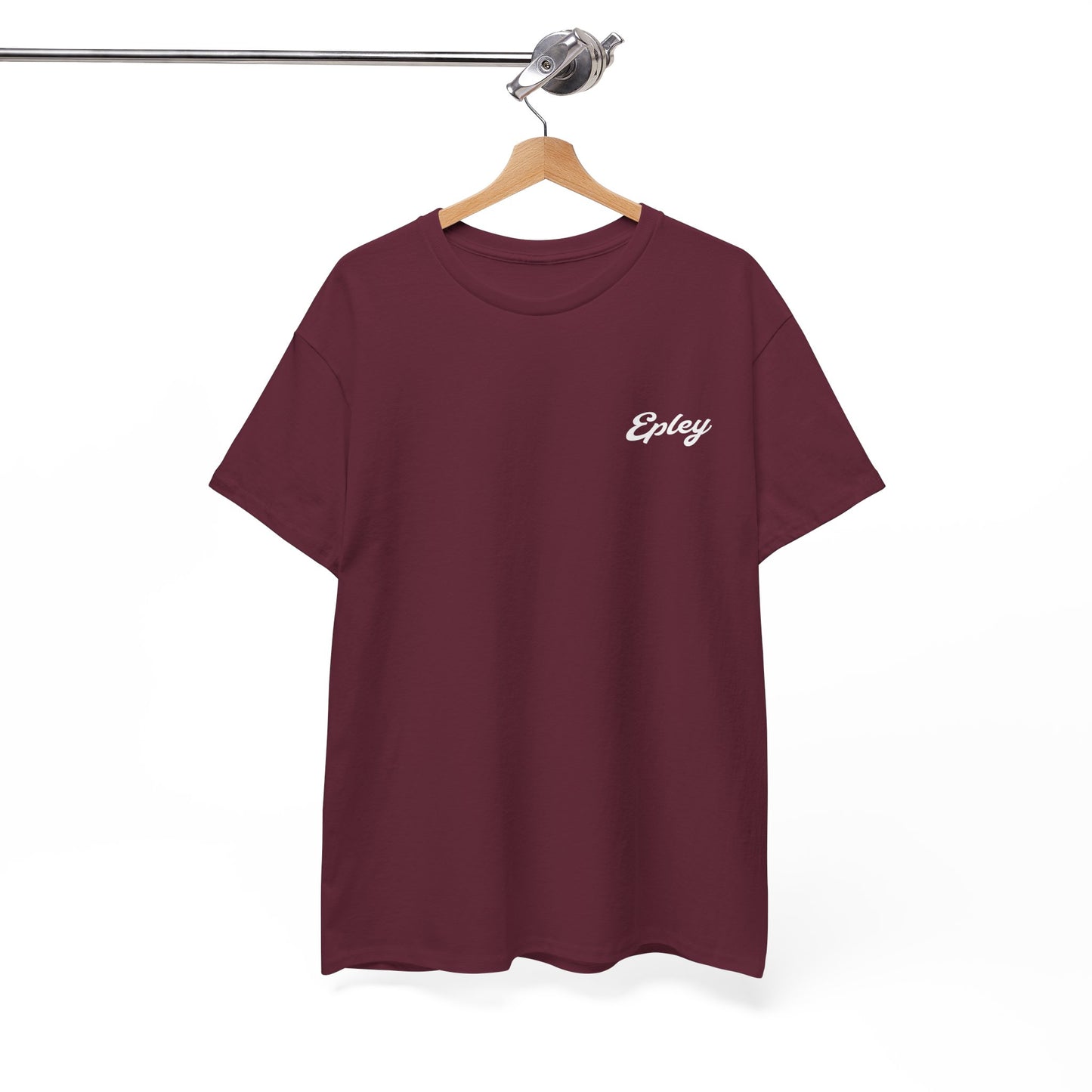 Epley Script Logo T-Shirt - GILDAN — Embroidered Tee with 'Epley Custom Design'