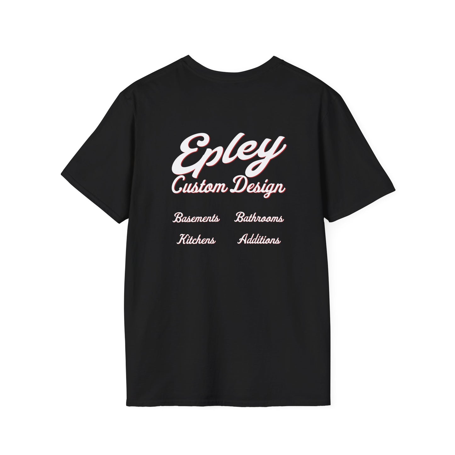 Epley Script Logo T-Shirt — Retro Cursive Chest Graphic