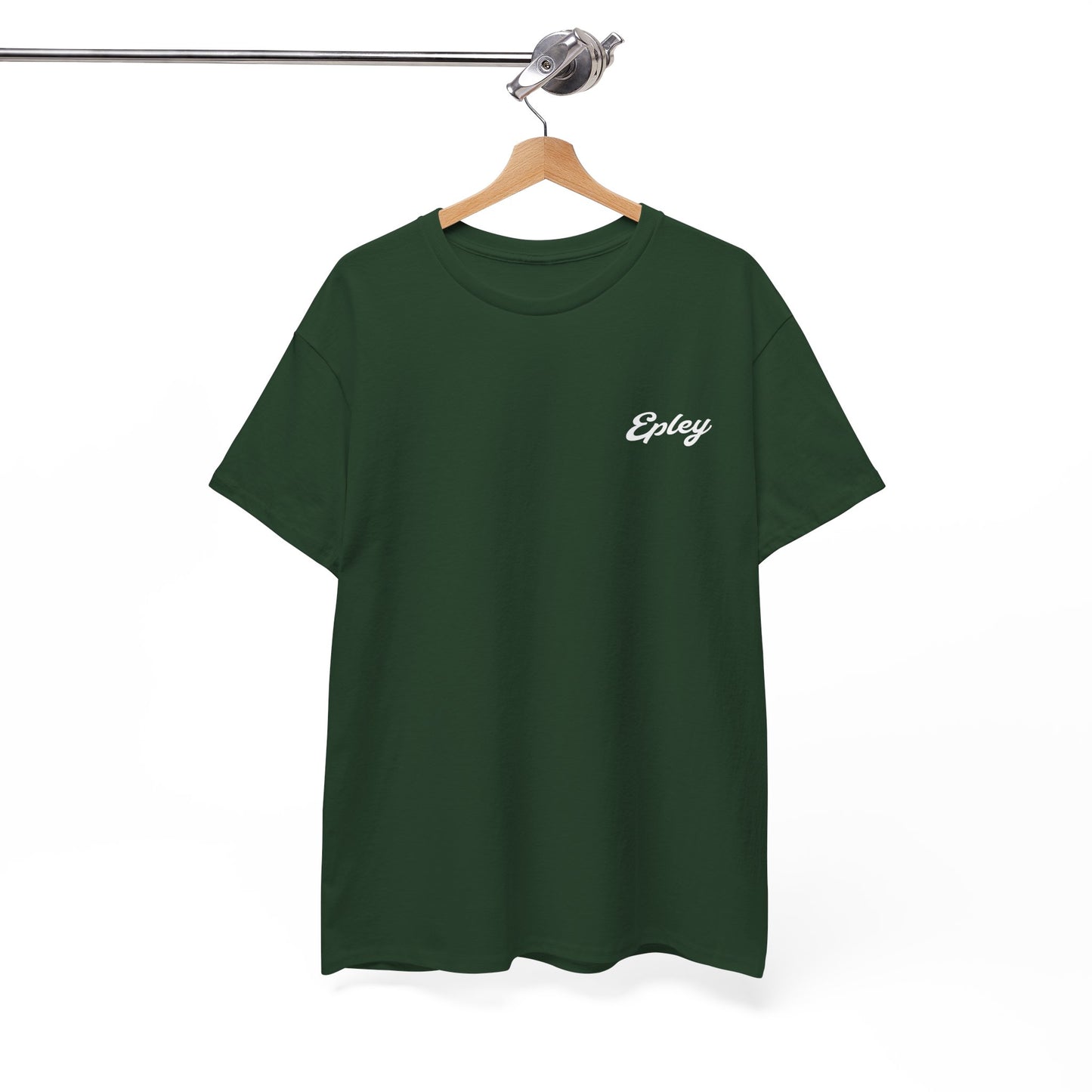 Epley Script Logo T-Shirt - GILDAN — Embroidered Tee with 'Epley Custom Design'