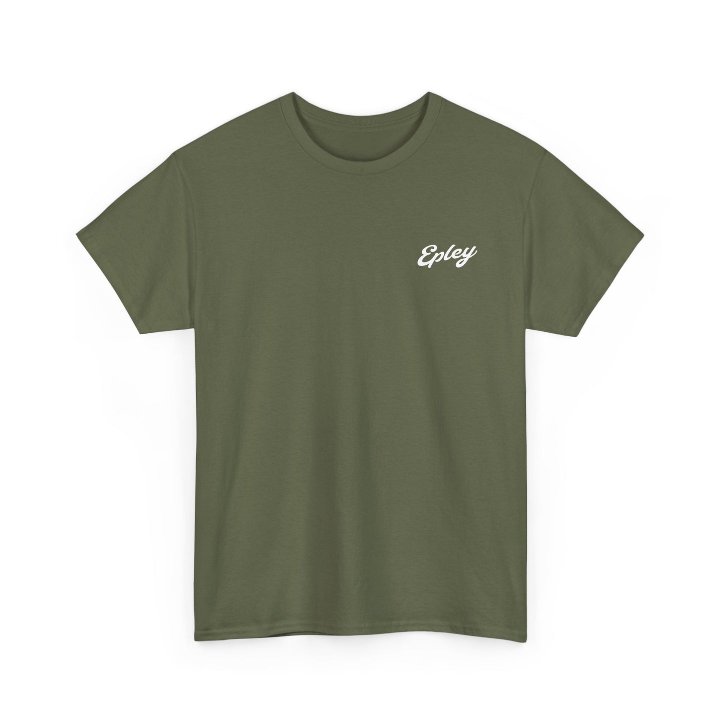 Epley Script Logo T-Shirt - GILDAN — Embroidered Tee with 'Epley Custom Design'
