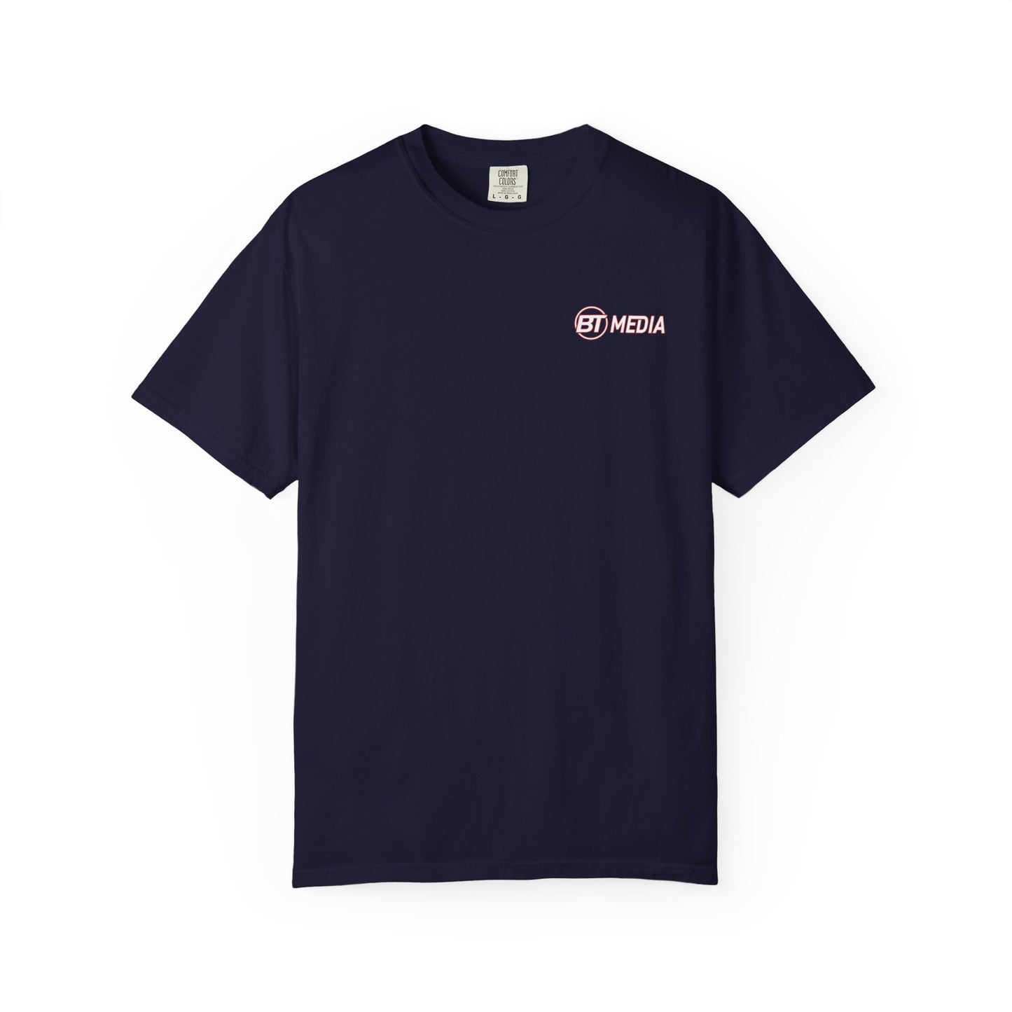 Captain - BT Media Logo T-Shirt — Vintage Garment-Dyed Crew Tee