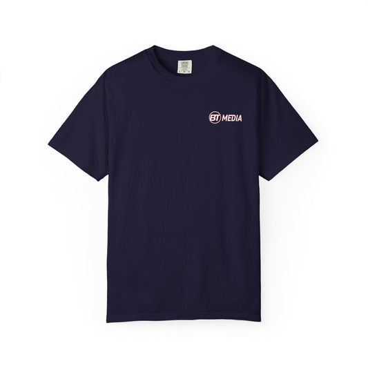 Captain - BT Media Logo T-Shirt — Vintage Garment-Dyed Crew Tee