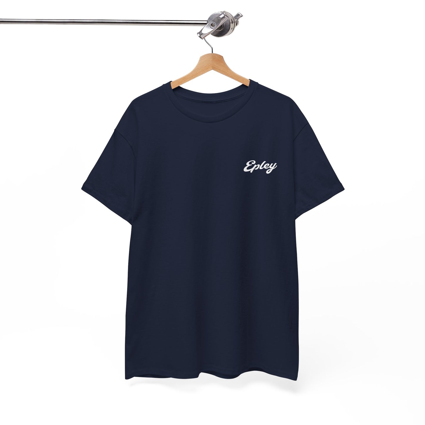 Epley Script Logo T-Shirt - GILDAN — Embroidered Tee with 'Epley Custom Design'
