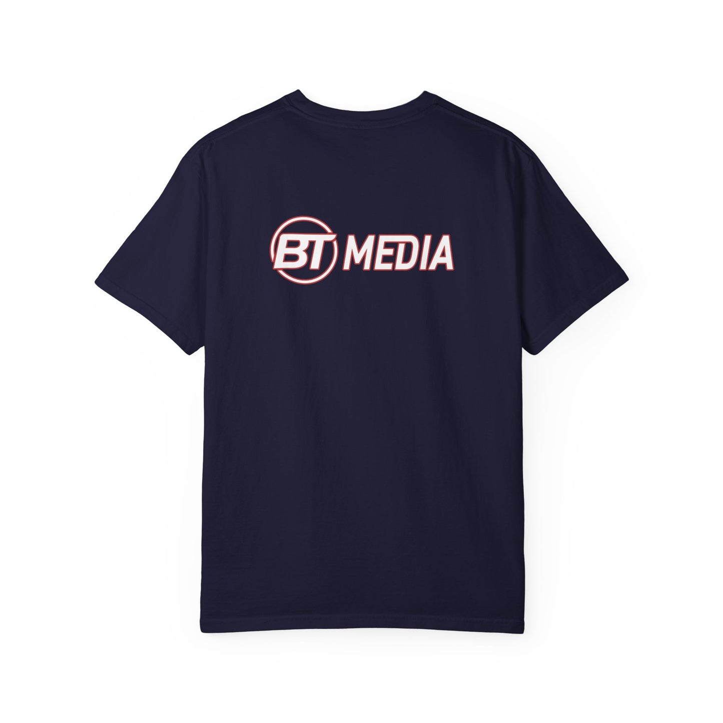 Captain - BT Media Logo T-Shirt — Vintage Garment-Dyed Crew Tee